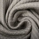 Oeko-Tex®  Baby Jersey Waffle Pique Fabric Taupe