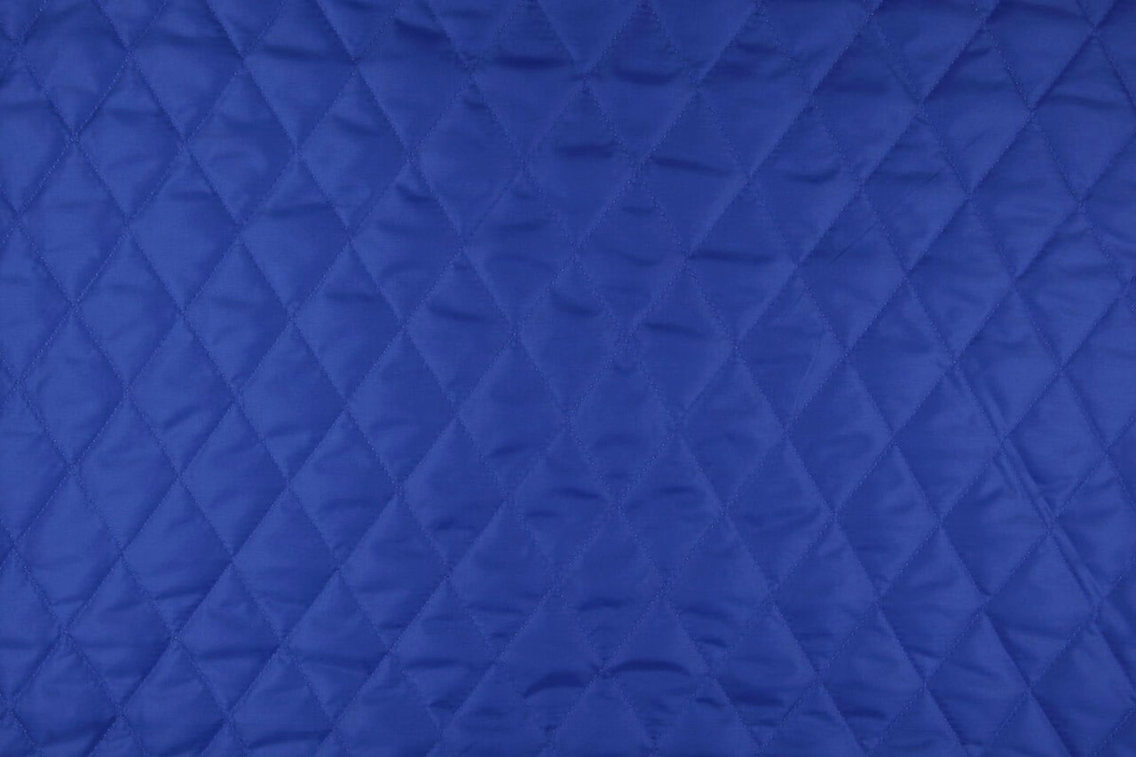 Gewatteerde voering Konings Blauw