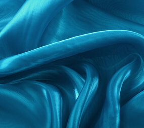 Korean Silk Petrol blue