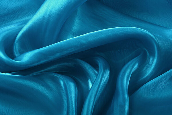 Korean Seide Petrol Blau Korean Seide Petrol Blau