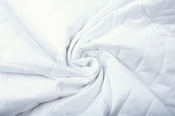 Quilted Poplin White Quilted Poplin White