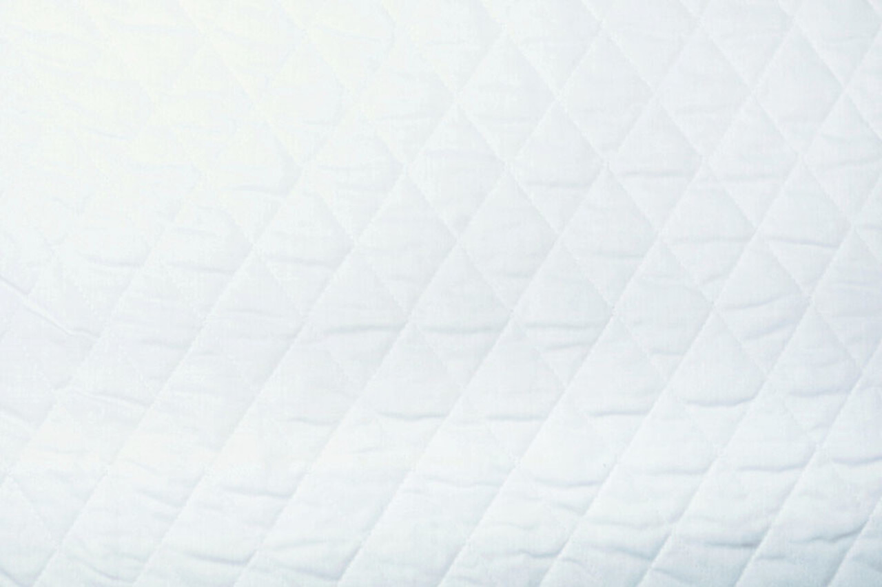 Gewatteerde Poplin Wit