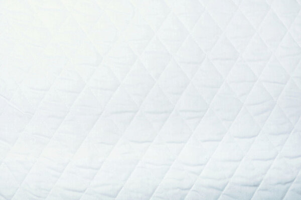 Gewatteerde Poplin Wit