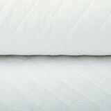 Quilted Poplin White Off White Quilted Poplin White Off White