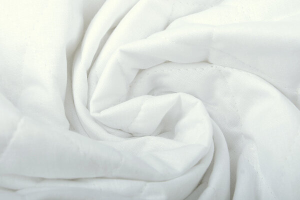 Quilted Poplin White Off White Quilted Poplin White Off White