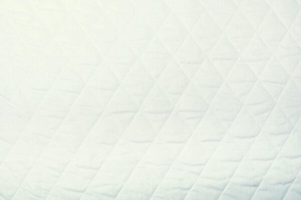 Quilted Poplin White Off White Quilted Poplin White Off White