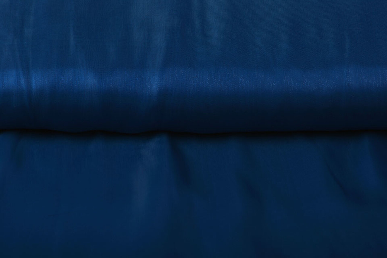 Coréen Soie Police Bleu