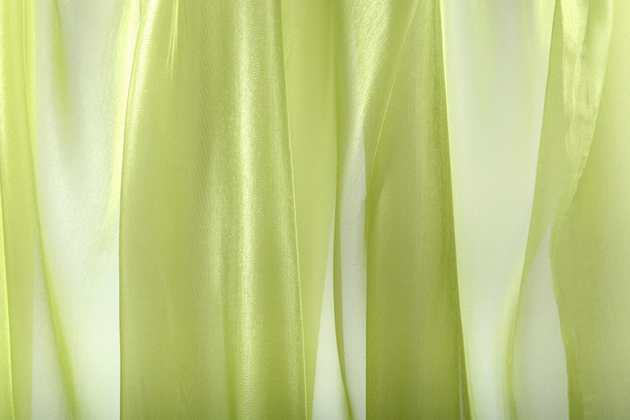 Seda Coreana Verde Musgo Claro