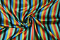 Polyester Satin Clown Rayures Polyester Satin Clown Rayures