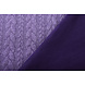 Tricoté Torsade Tissu Jersey Foncé Lilas Tricoté Torsade Tissu Jersey Foncé Lilas