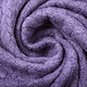 Knitted Cable Fabric Tricot Dark Lilac