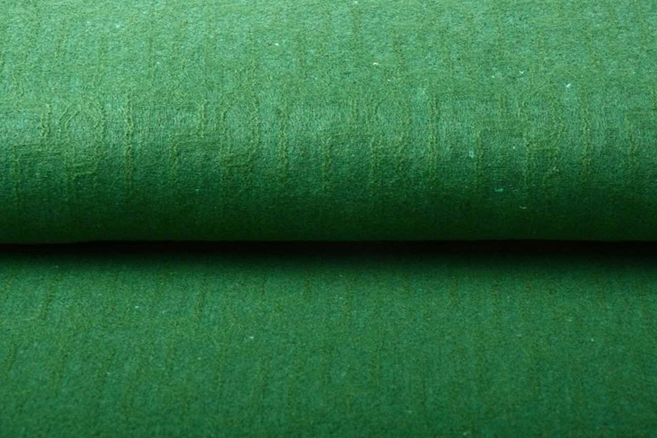 Gefütterte Wollspitze Blocco Grün