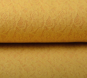 Lined Wool Lace Fure Ocher Lined Wool Lace Fure Ocher