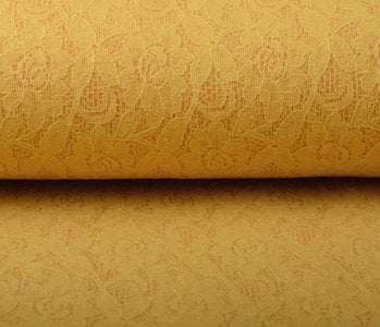 Lined Wool Lace Fure Ocher