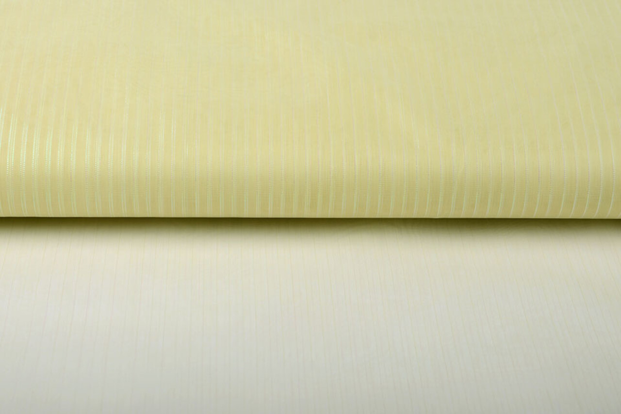 Organza Bedrukt Strepen Licht Goud