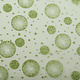 Organza Printed Dots Green