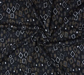 Jacquard gebreid Omni Zwart Jacquard gebreid Omni Zwart