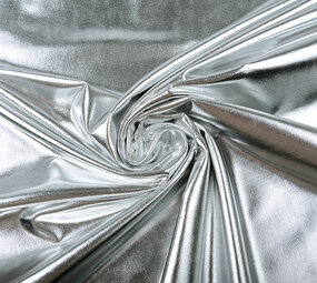 Folienjersey Silber