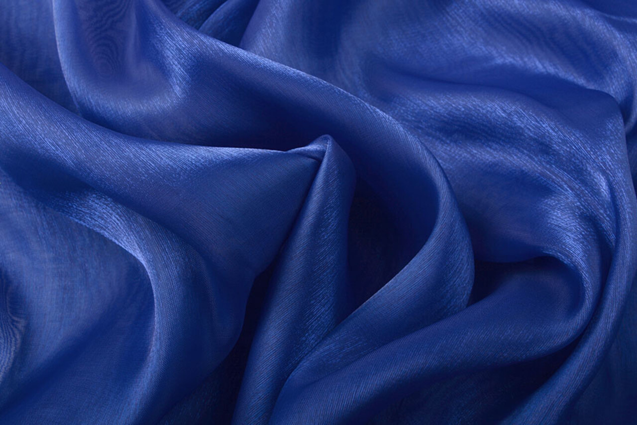 Seda Coreana Azul Cobalto Seda Coreana Azul Cobalto
