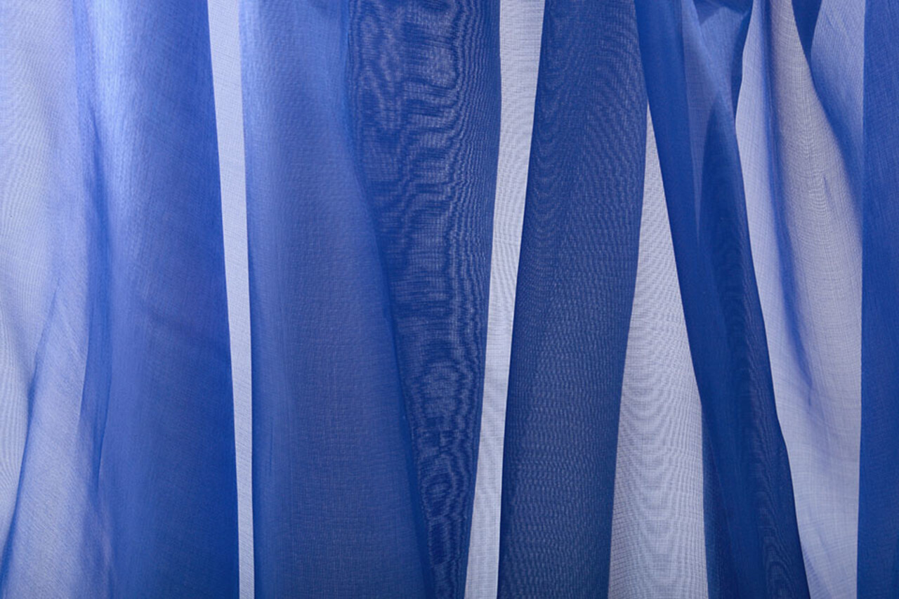Coréen Soie Bleu Cobalt Coréen Soie Bleu Cobalt