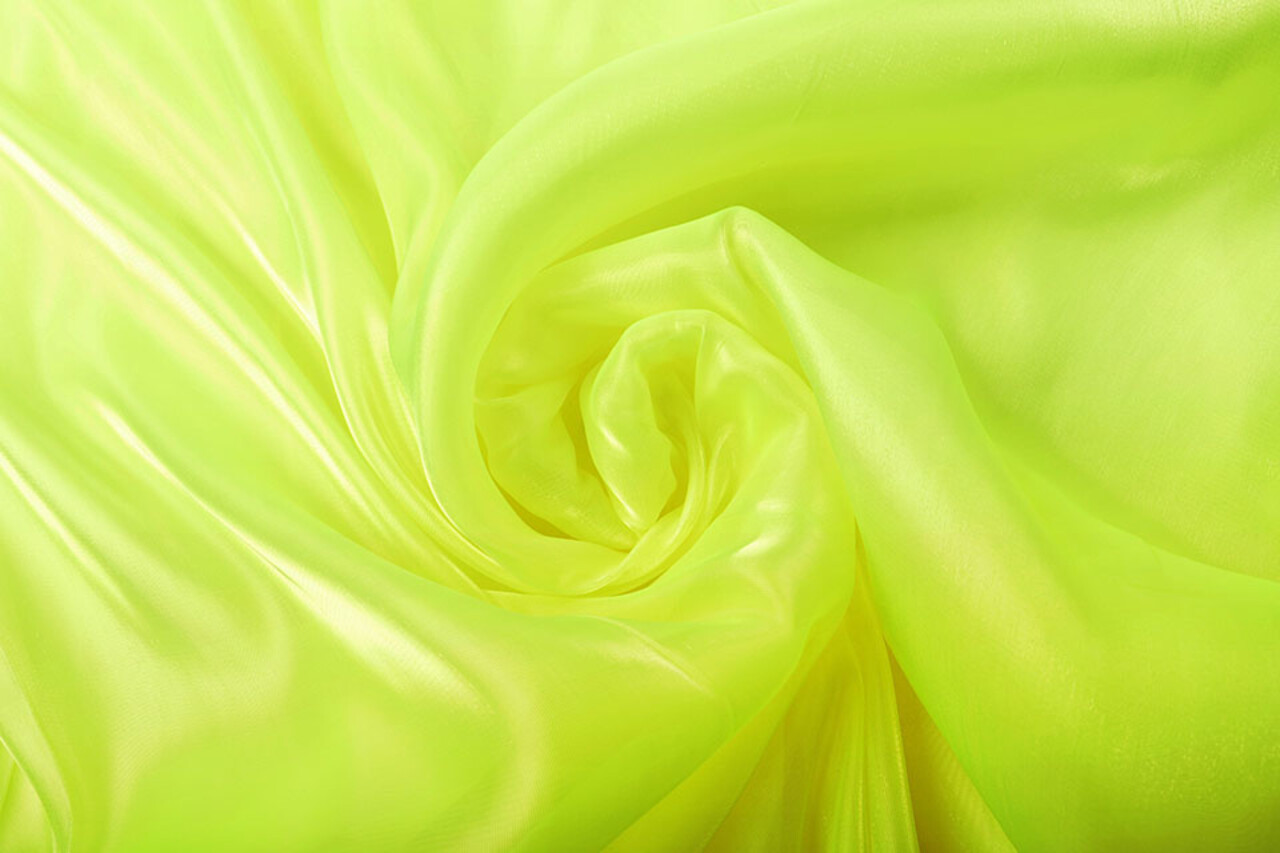 Korean Silk Fluor limoen Korean Silk Fluor limoen