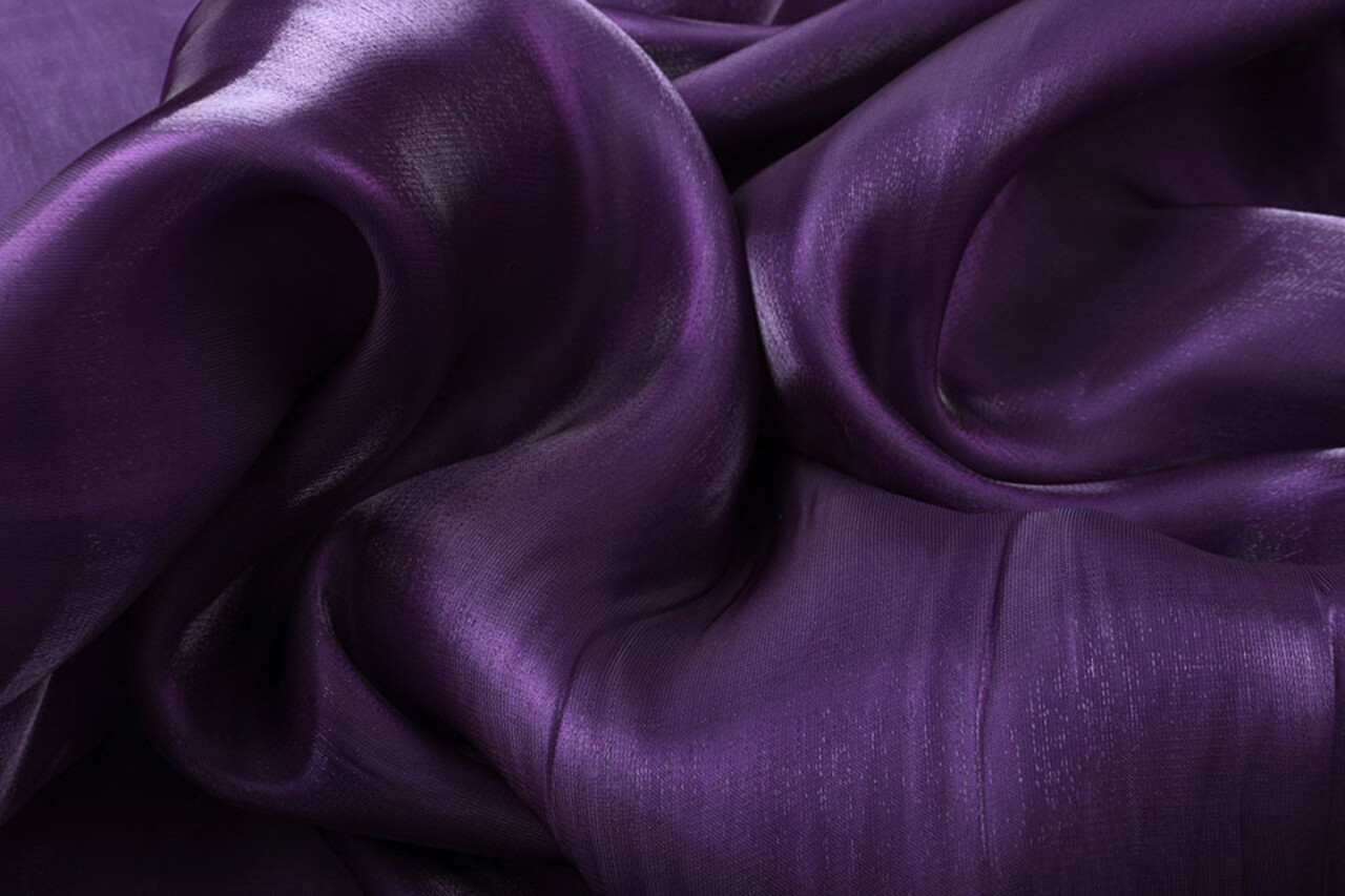 Coreano Seta Scuro Viola