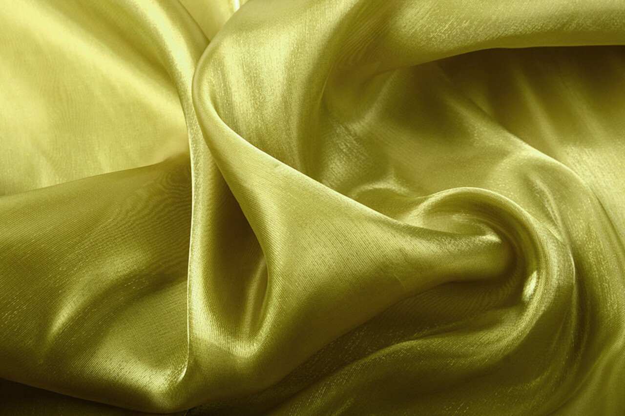 Korean Silk Dark Lime Korean Silk Dark Lime