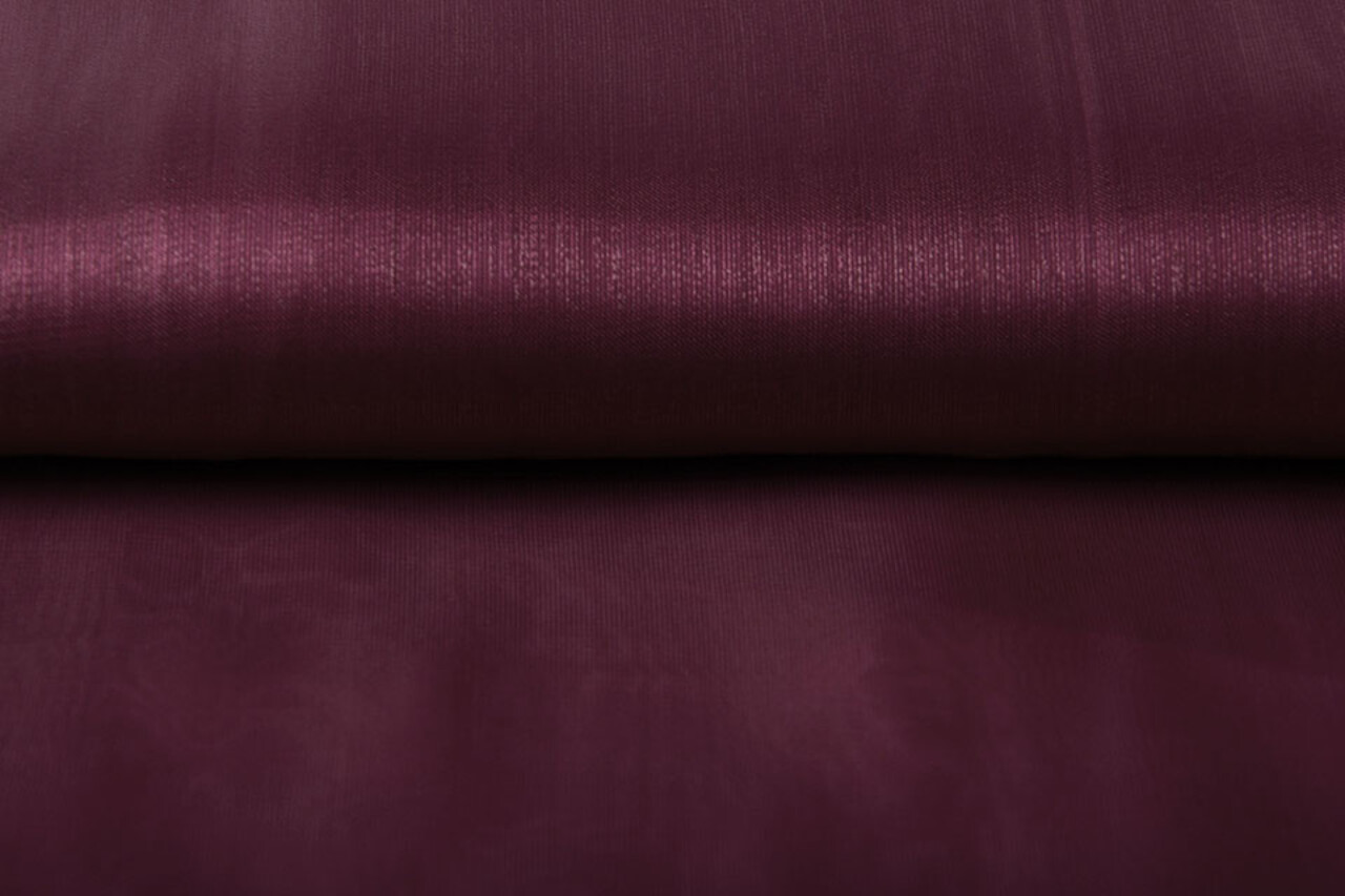 Coreano Seta Scuro Bordeaux