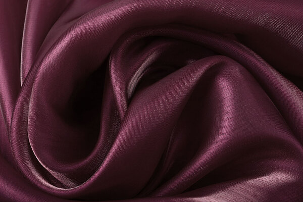 Korean Silk Donker bordeaux