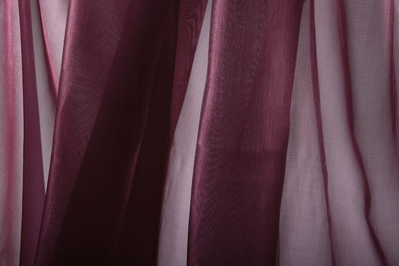 Korean Silk Donker bordeaux