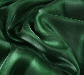 Korean Silk Dark green