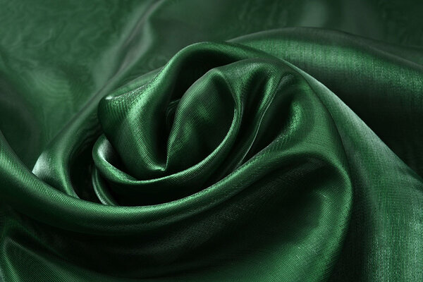 Korean Silk Donker groen Korean Silk Donker groen