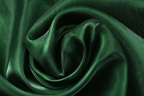 Seda Coreana Verde Oscuro Seda Coreana Verde Oscuro