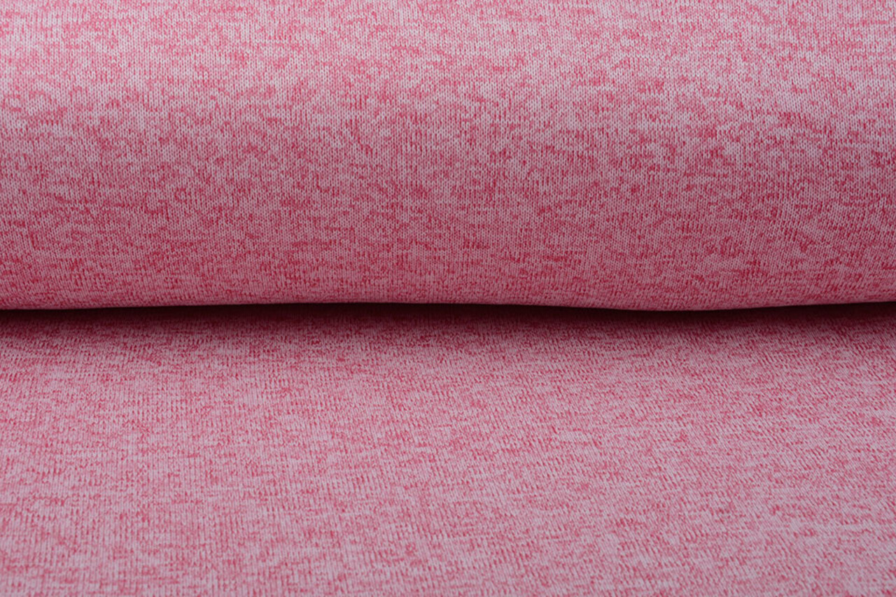 Strickfleece 3-Tone Korallenrosa