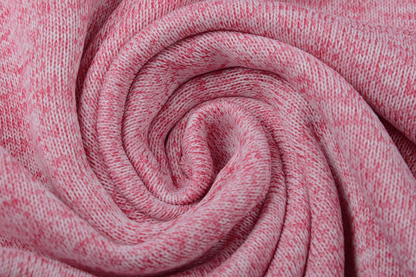 Polaire Tricotée 3 Tons Corail Rose Polaire Tricotée 3 Tons Corail Rose