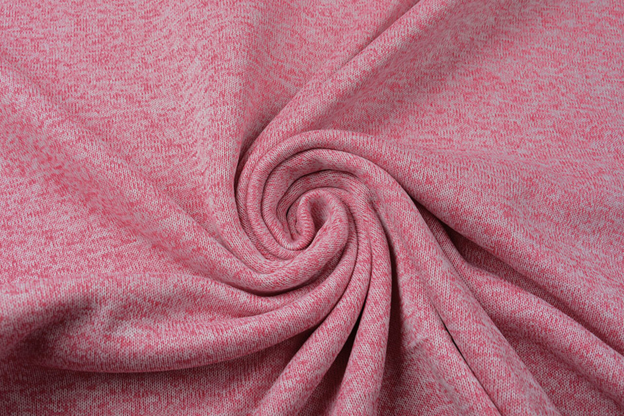 Strickfleece 3-Tone Korallenrosa