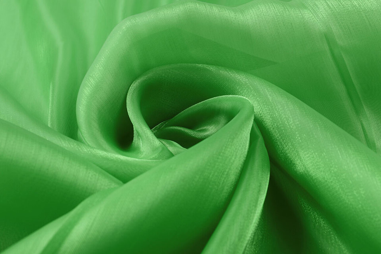 Coréen Soie Vert Gazon