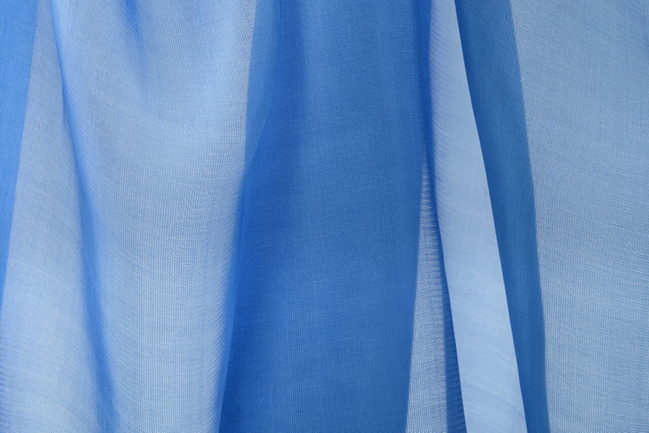Coréen Soie Bleu Roi