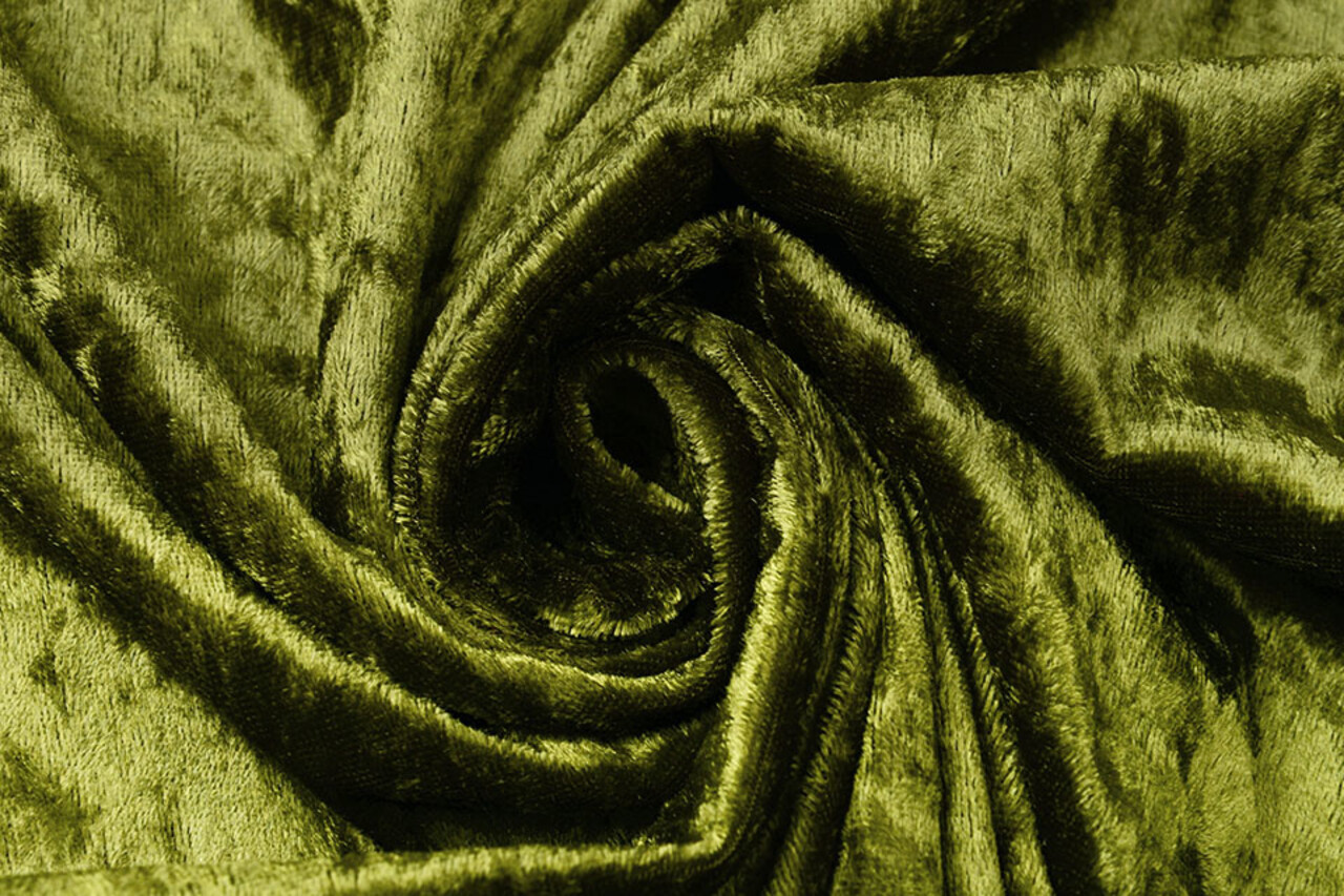 Velours de Panne Moss Green