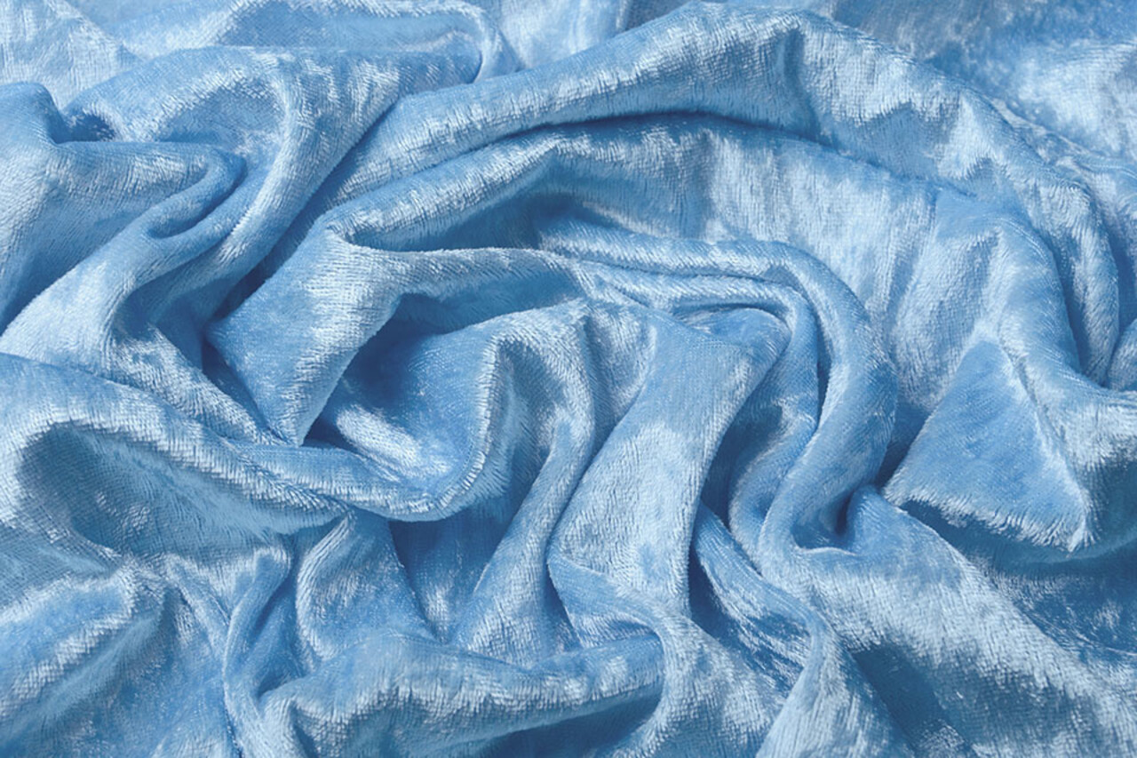 Pannesamt Hell Jeansblau Pannesamt Hell Jeansblau