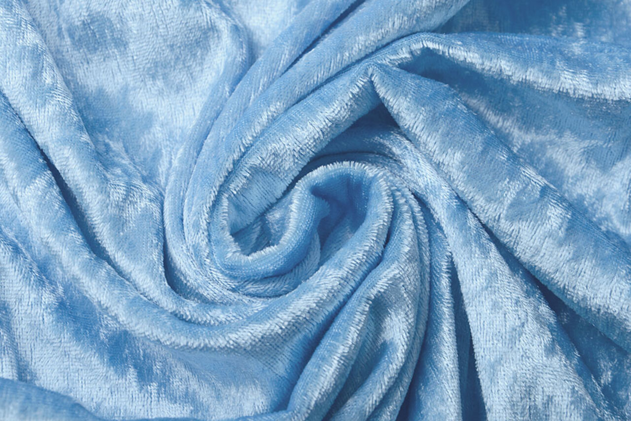 Velours de Panne Licht Jeans Blauw Velours de Panne Licht Jeans Blauw