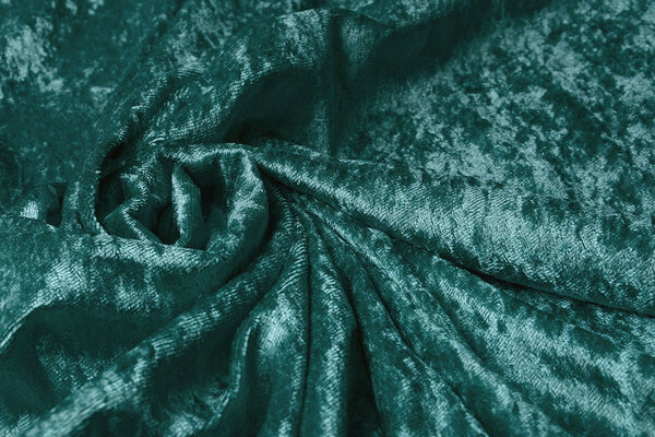 Pannesamt Stoff Meergrün Pannesamt Stoff Meergrün