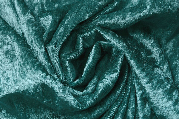 Pannesamt Stoff Meergrün Pannesamt Stoff Meergrün