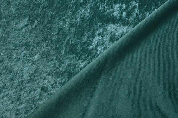 Pannesamt Stoff Meergrün Pannesamt Stoff Meergrün