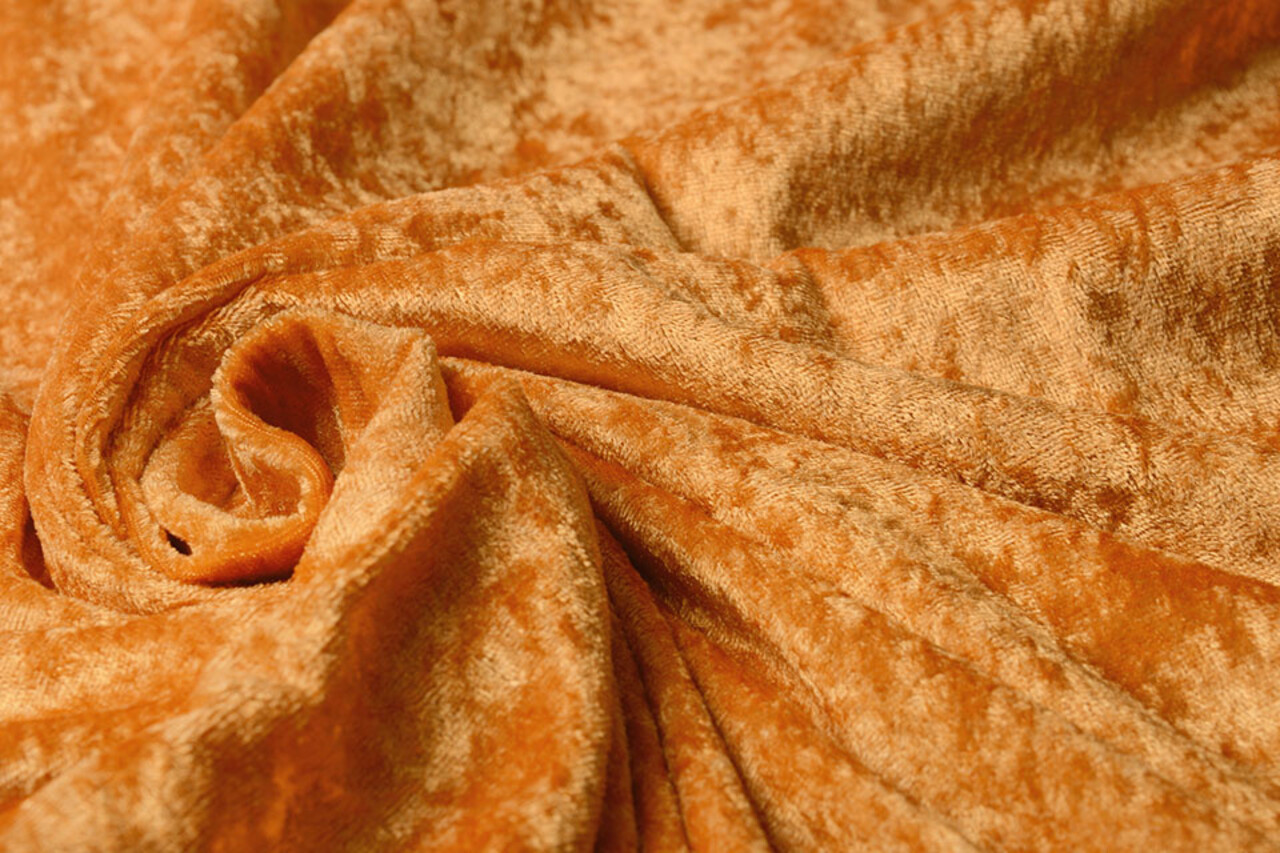 Pannesamt Stoff Orange