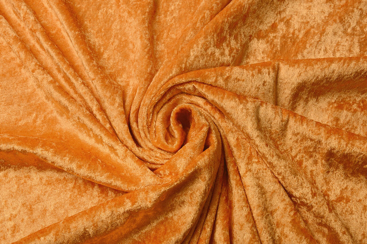 Pannesamt Stoff Orange