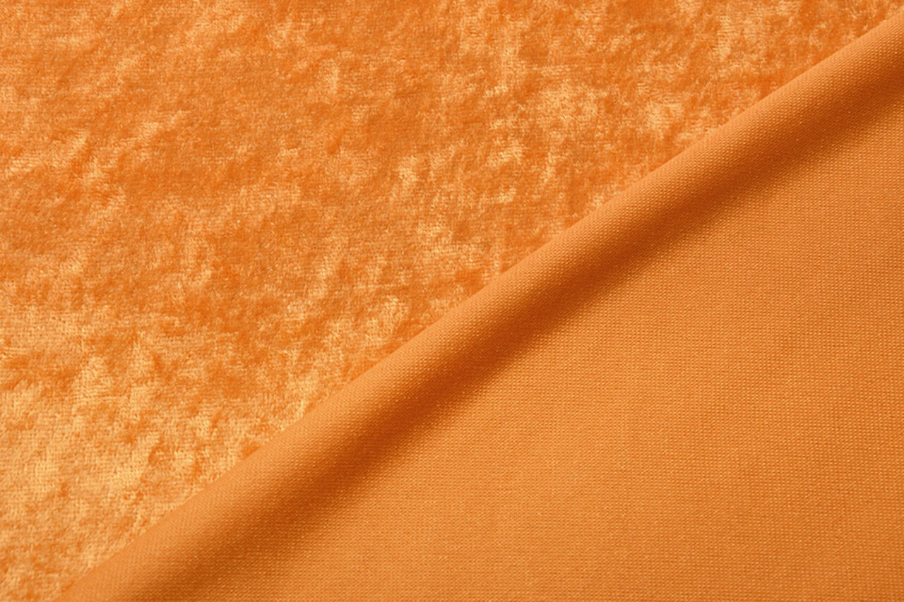 Pannesamt Stoff Orange