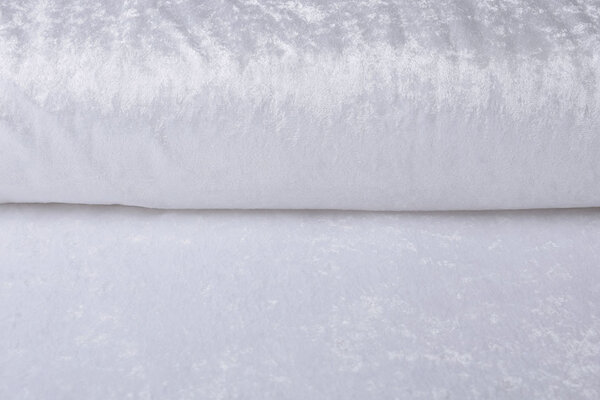 Terciopelo de Panne Blanco