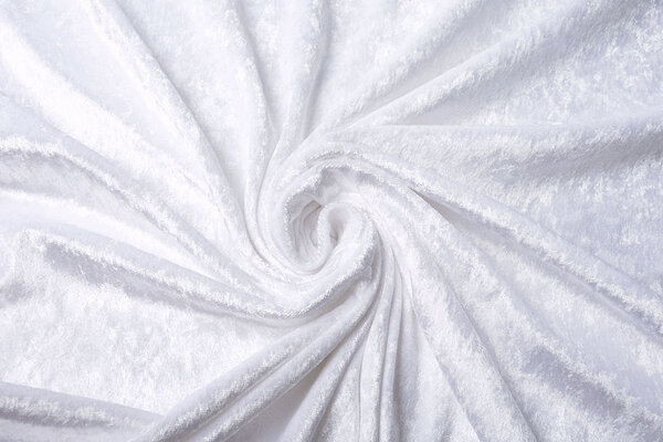 Terciopelo de Panne Blanco