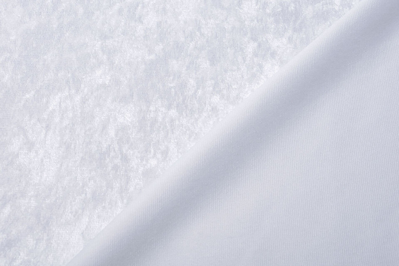 Velours de Panne White Velours de Panne White